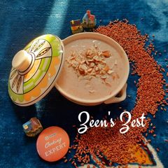 A picture of Red Rice Kheer.