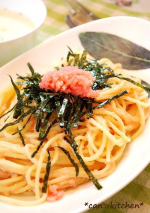 A picture of Rich and Delicious Tarako Spaghetti.