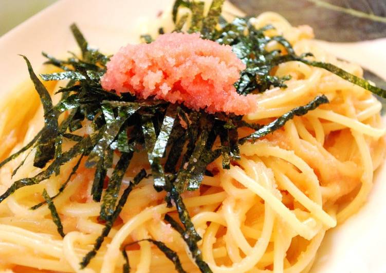 Rich and Delicious Tarako Spaghetti