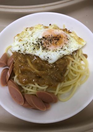 Hình của món Mì ý sốt bơ đậu phộng.
