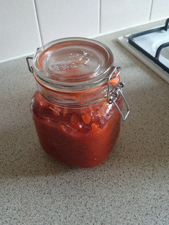 A picture of Homemade Extreme Garlic Pasta Sauce.