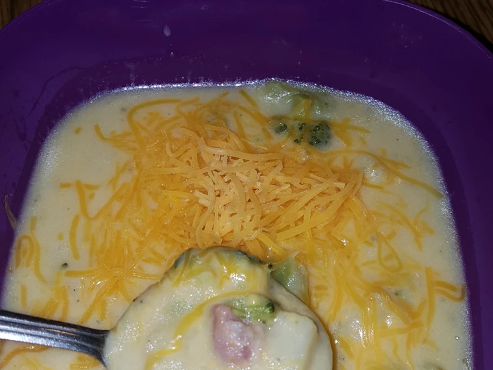 Easy Ways Prepare Recipes Cheesy Potato Ham &amp;amp; Broccoli Soup the Delicious Make You Drink.