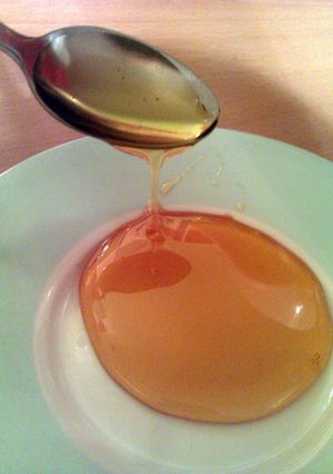 A picture of Vickys Homemade Golden Syrup (like Tate & Lyles) GF DF EF SF NF.