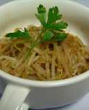Bean Sprouts with Sesame and Vinegar Dressing - A Summer Macrobiotic Dish