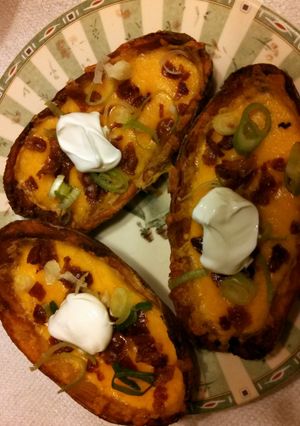 A picture of Crispy Potato Skinz.