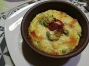 Una foto de brócoli al horno