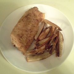 A picture of Fish and Chips.