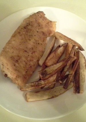 A picture of Fish and Chips.