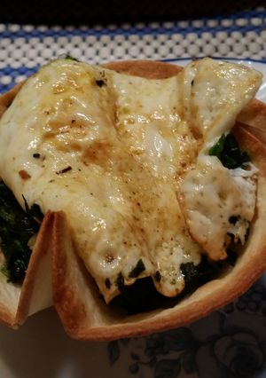 A picture of "Grown Up" Eggs in a Basket.