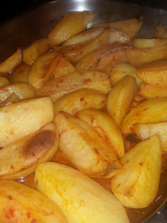 A picture of Roasted Pimento Potatoes.