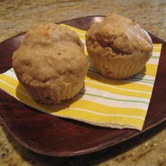 A picture of Peanut Butter and Banana Muffins.