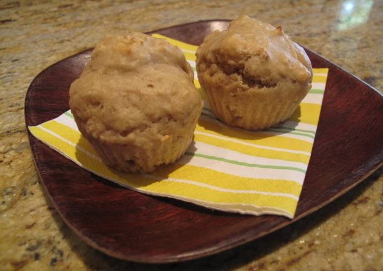 Easiest Way to Prepare Any-night-of-the-week Peanut Butter and Banana Muffins