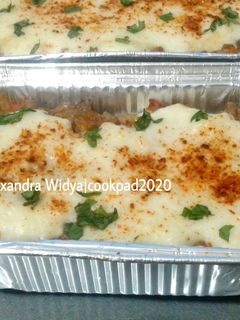 Foto resep Spicy Cheesy Bolognaise Baked Rice