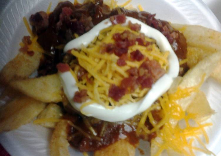 Step-by-Step Guide to Make Any-night-of-the-week Loaded chili cheese fries