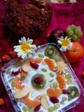 Innovative Indo Western Masti carrot bread roll fruit Pudding