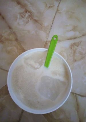 A picture of Garri with sugar.