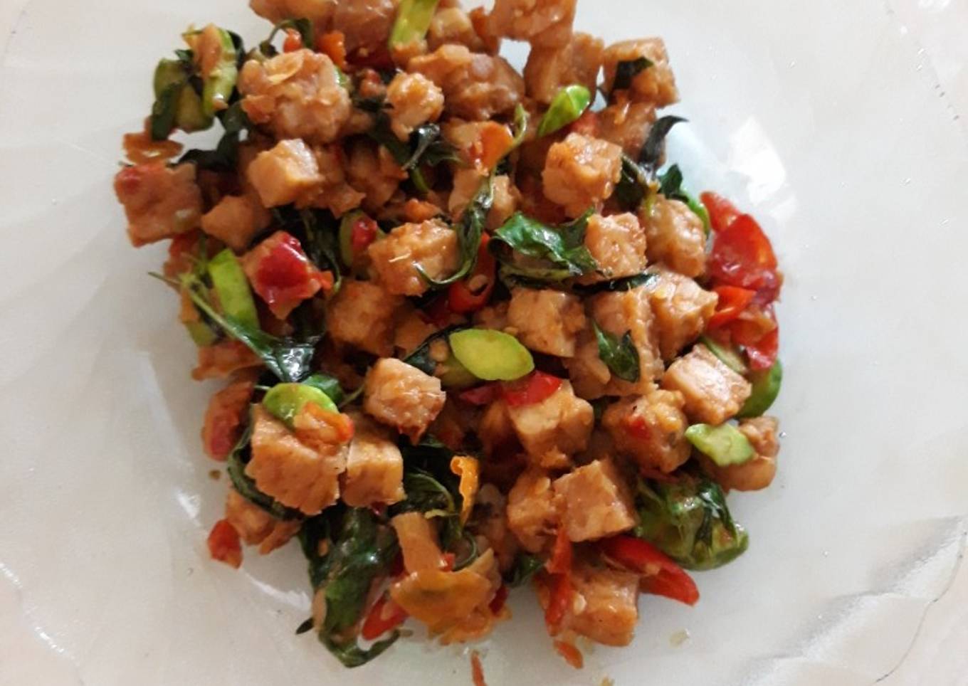 Rica rica tempe petai kemangi