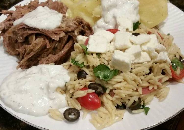 Easy Recipe: Perfect Brad's Greek lamb dinner