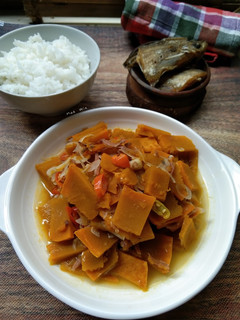 Foto resep Tumis labu kuning