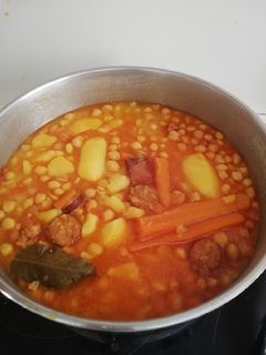 Una foto de Garbanzos estofados