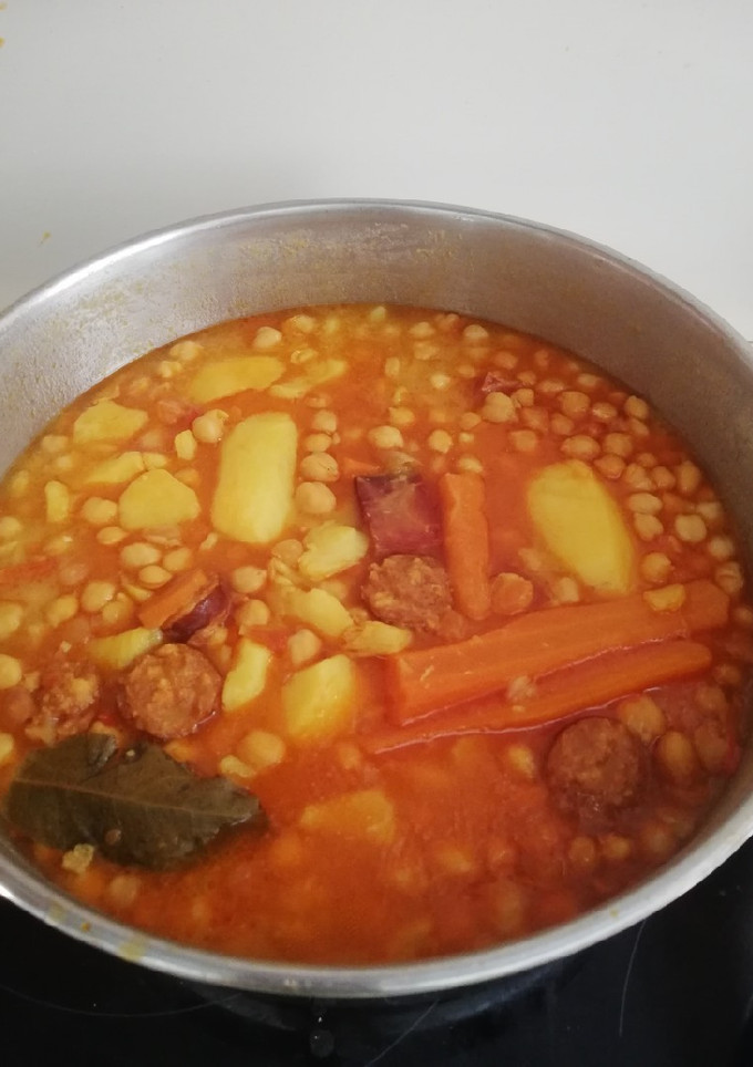 Una foto de Garbanzos estofados