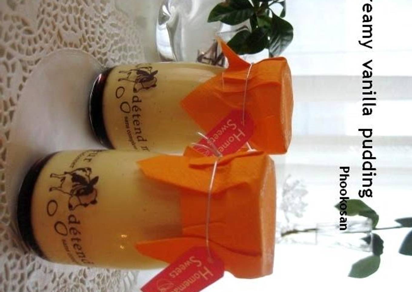 Creamy Rich Vanilla Custard Pudding