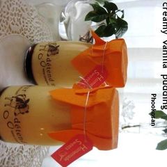 A picture of Creamy Rich Vanilla Custard Pudding.