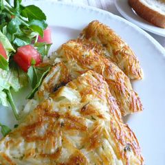 A picture of Great as a Main Dish Cheese-Filled Hashed Potatoes.