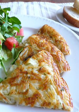 A picture of Great as a Main Dish Cheese-Filled Hashed Potatoes.