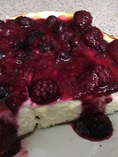 A picture of Sour Cream Cheesecake.