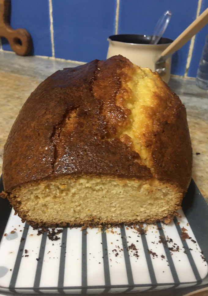 Una foto de Budín de naranja sin gluten