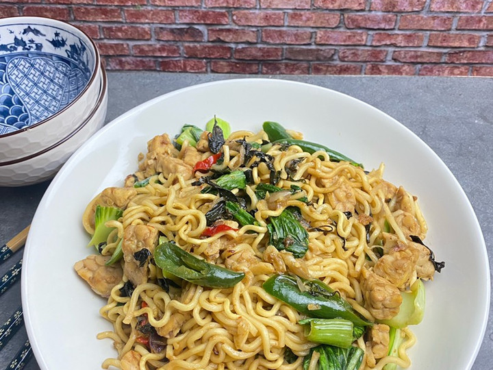 Anti Ribet, Membuat Mie Goreng Tempe Cabe Ijo Menu Enak