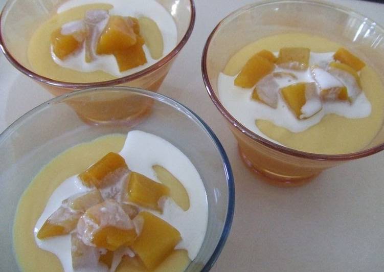 Easiest Way to Prepare Homemade Quick and Easy Mango Mousse