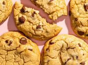 A picture of chocolate chip cookies