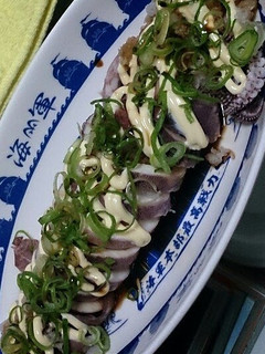 A picture of Easy Grated Daikon Radish Stuffed Squid.
