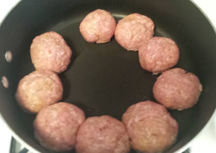 Recipe of Ultimate Pork meatballs