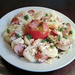 A picture of Warm Potato Kielbasa Salad.