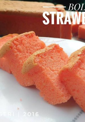 Foto resep Bolu Strawberry | Strawberry Cake