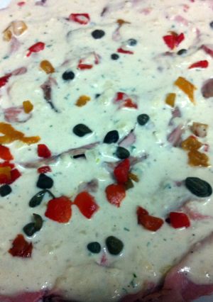 A picture of K's Tuna Sauce.