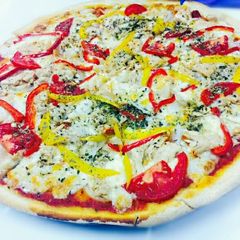 Pizza dough Crispy Thin Crust A picture of Pizza dough Crispy Thin Crust.