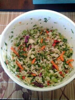 A picture of Mexican Cole Slaw.