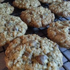 A picture of Oatmeal Chocolate Chip Cookies.