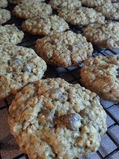 A picture of Oatmeal Chocolate Chip Cookies.