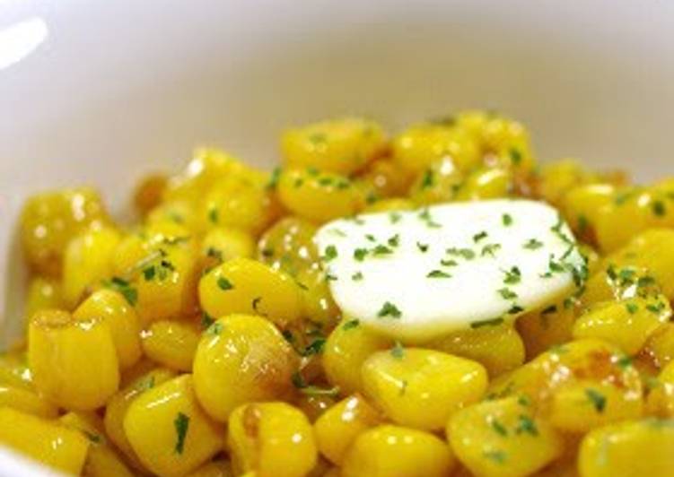 Browned Corn with Butter and Soy Sauce