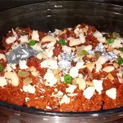 A picture of Gajar ka halwa.