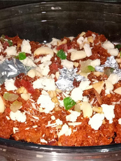A picture of Gajar ka halwa.