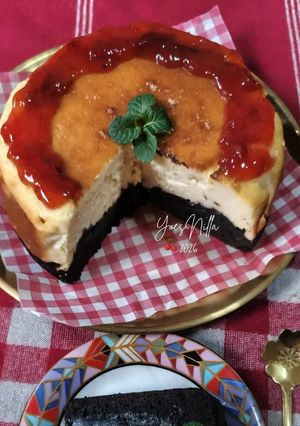 Foto resep Brownie Burnt Cheese Cake
