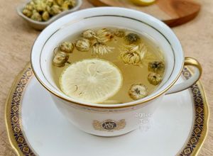 Foto resep Chrysanthemum Honey Yuzu Tea 🌼