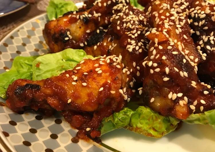 Resep Spicy Korean Chicken yang Lezat