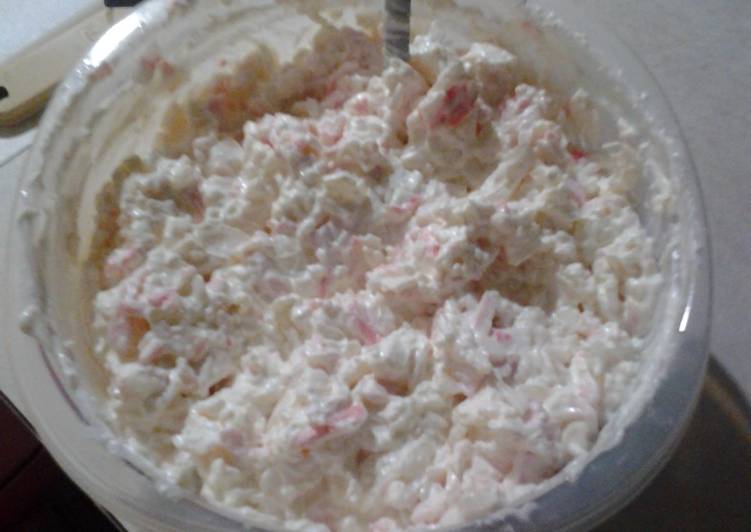 Steps to Prepare Favorite Creamy faux crab dip